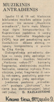 „Kauno tiesos“ iškarpa'