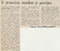 'Kauno tiesos' straipsnio iškarpa.