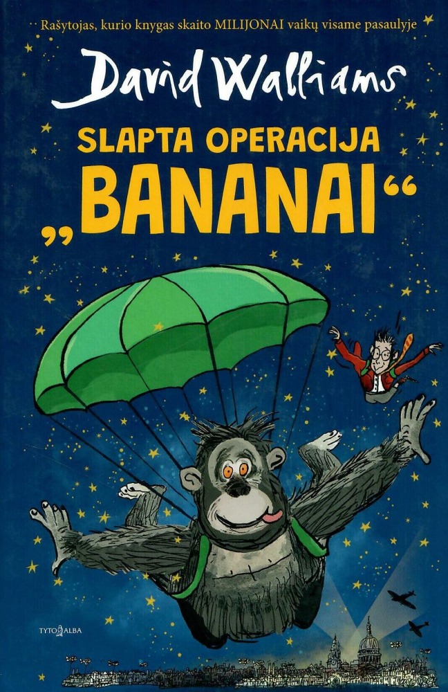 David Walliams „Slapta operacija „Bananai“