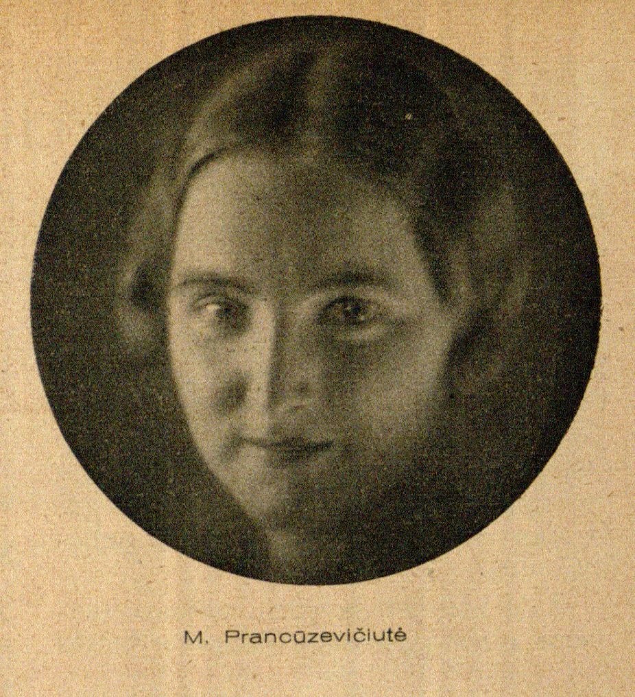 Marytė Prancūzevičiūtė: [dainininkė] // Jaunųjų pasaulis. – 1931, Nr. 2/3, p. 3.
