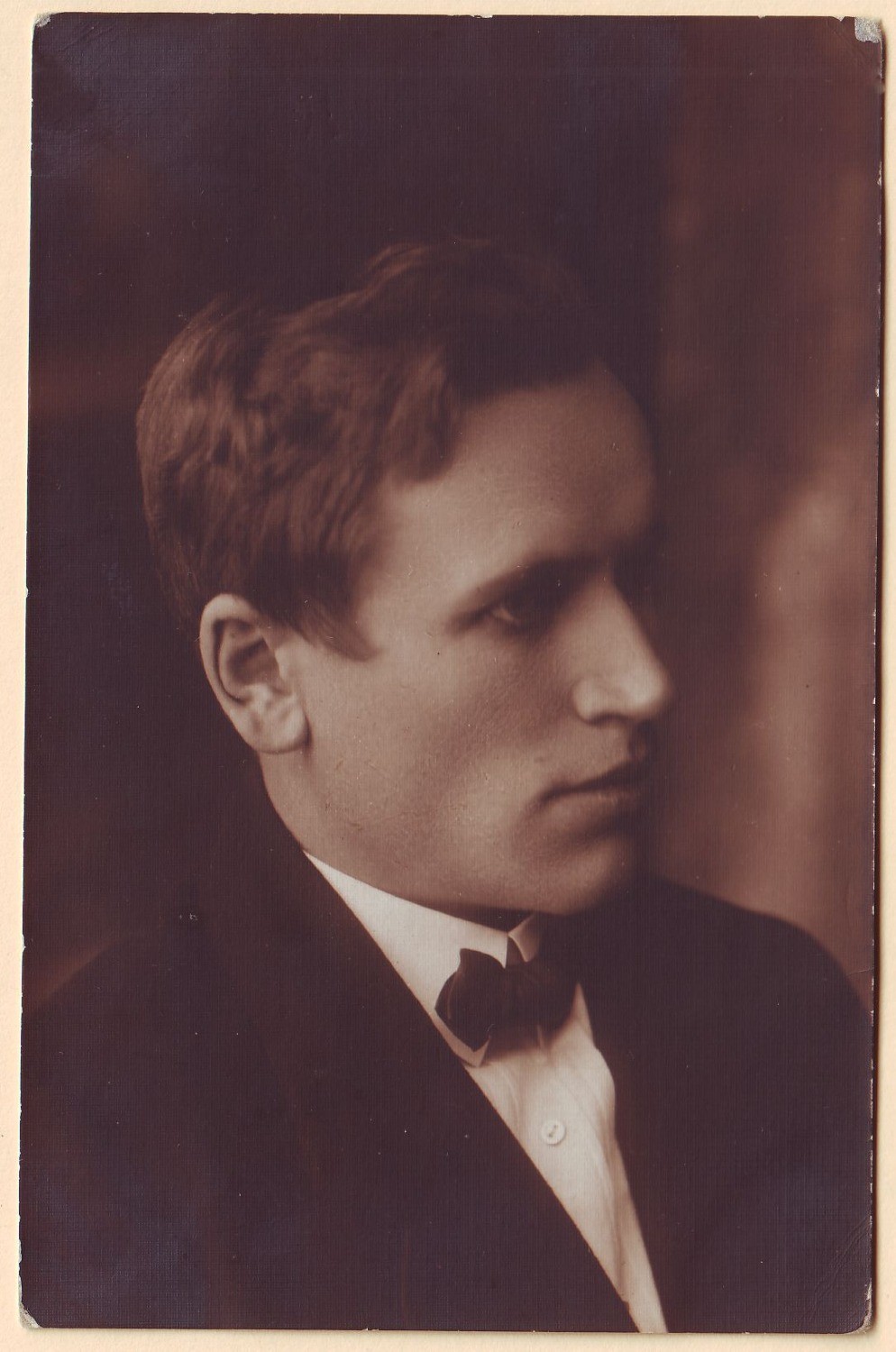 Dramos aktorius Juozas Laucius. Kaunas. 1924 06 13. KMM PMM GEK 9054.