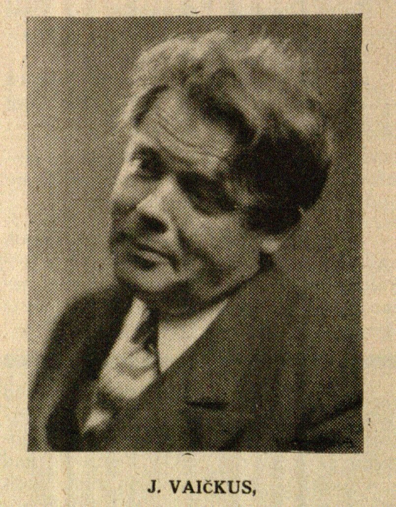 J. Vaičkus // Jaunųjų pasaulis. – 1932, Nr. 3, p. 5.