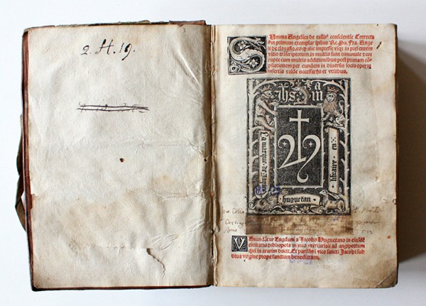 Antraštinis puslapis su rankraštiniu įrašu: Pro Cella P Praed‘i Creting. Assignatur Anno 1612.