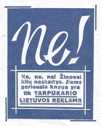 Tarpukario Lietuvos reklama