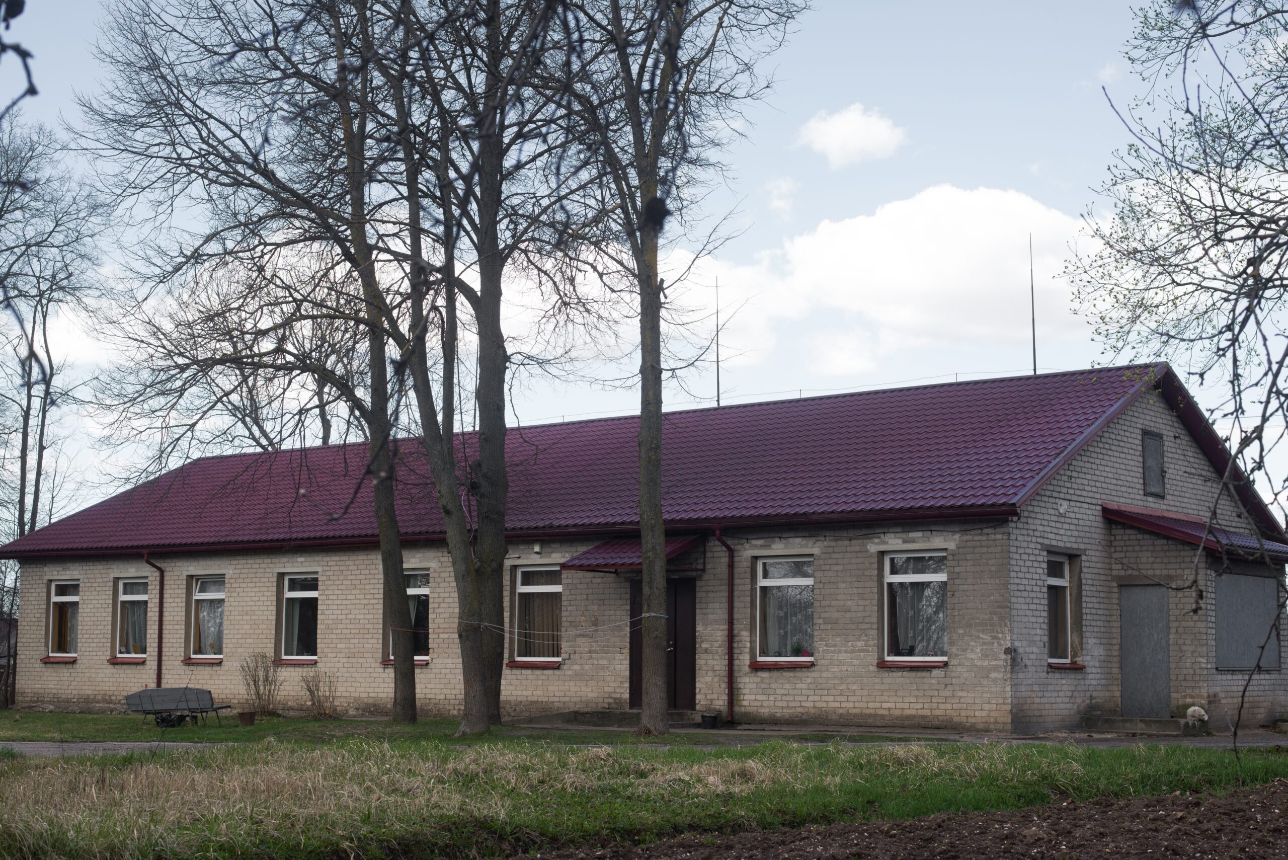 Buvusios Kaišiadorių gimnazijos vieta. 2015 m.