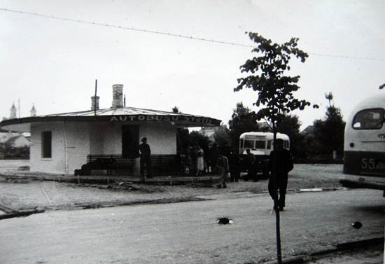 Kalvarijos autobusų stotis. 1959 m.