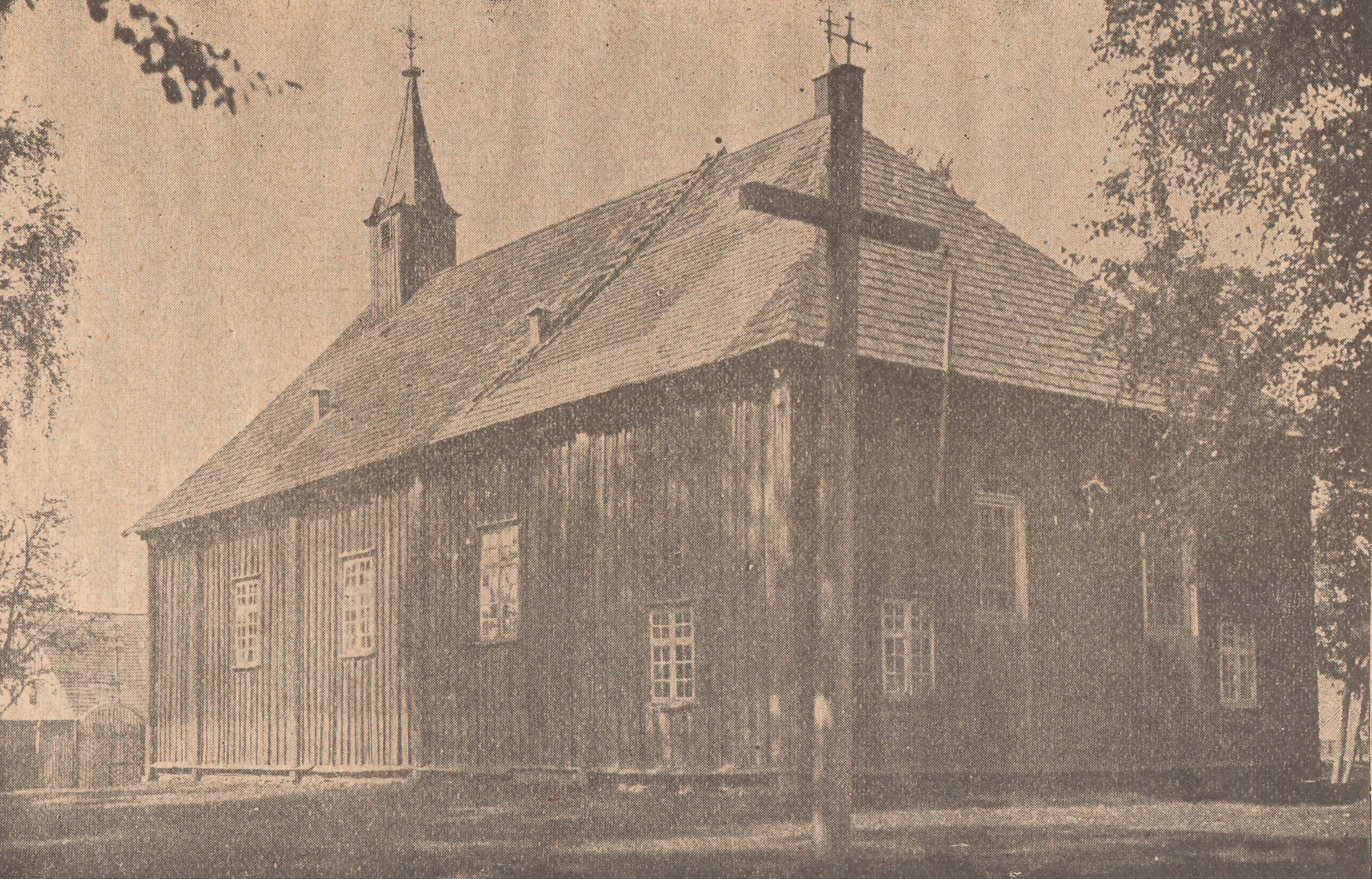 Senoji Šakių bažnyčia. XX a. 3 deš. I pusė