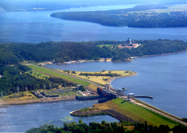 Kauno hidroelektrinės tiltas. 2009 m.