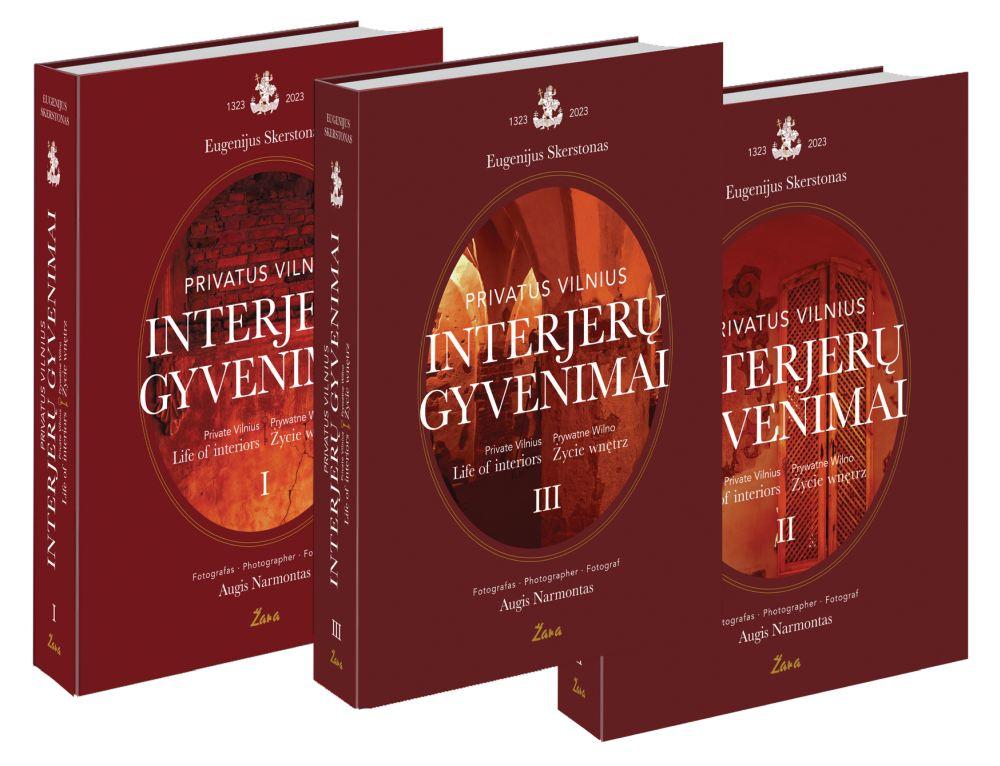 1. Eugenijus Skerstonas „Privatus Vilnius. Interjerų gyvenimai“ T. 1-3