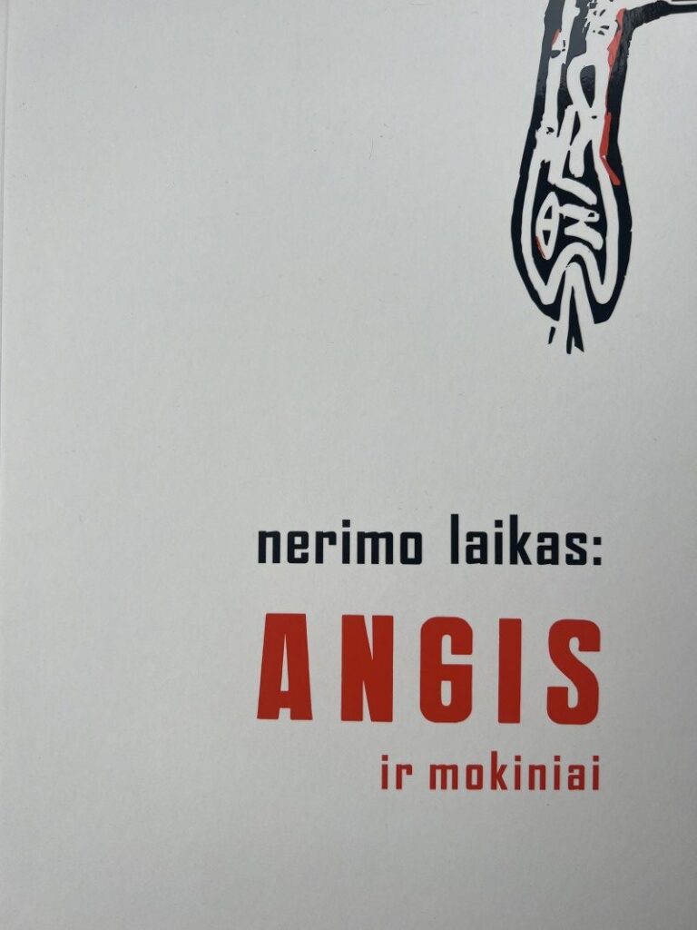 „Nerimo laikas: „Angis“ ir mokiniai“ sudarytojos Genovaitė Bartulienė, Kristina Budrytė-Genevičė