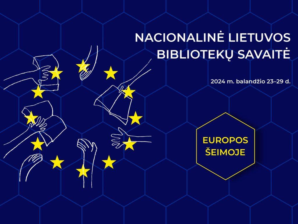 Kaip ir kiekvieną pavasarį, balandžio 23–29 d., vyks Lietuvos bibliotekininkų draugijos organizuojama Nacionalinė Lietuvos bibliotekų savaitė.