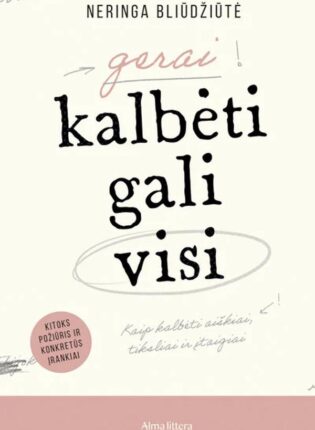 Neringa Bliūdžiūtė „Gerai kalbėti gali visi. Kaip kalbėti aiškiai, tiksliai ir įtaigiai“