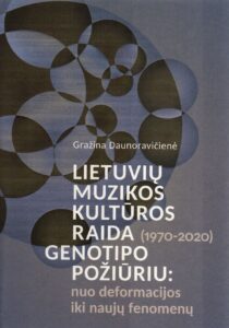 Gražina Daunoravičienė „Lietuvių muzikos kultūros raida (1970–2020) genotipo požiūriu: nuo deformacijos iki naujų fenomenų“