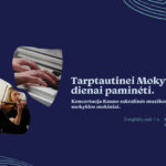 Tarptautinei Mokytojų dienai paminėti. Koncertuoja Kauno sakralinės muzikos mokyklos mokiniai