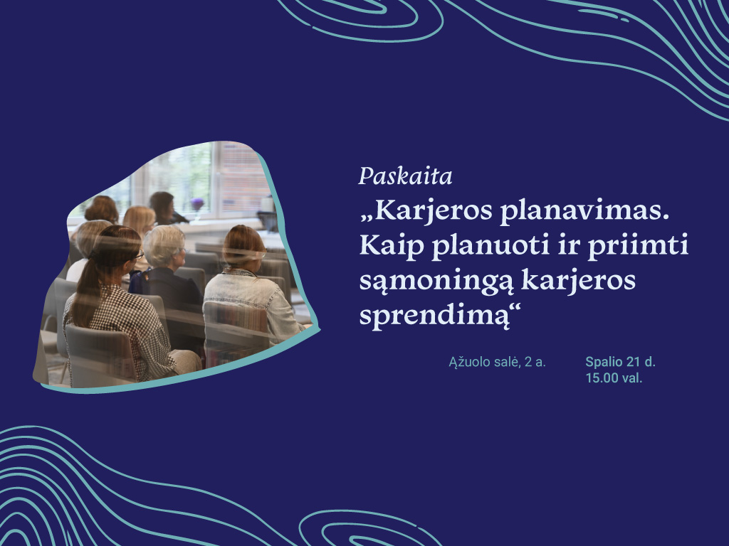 Paskaita apie karjeros planavimą