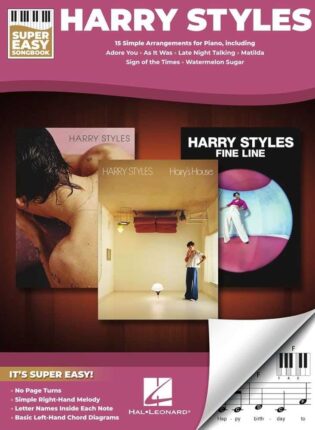 „Harry Styles: 15 simple arrangements for piano“