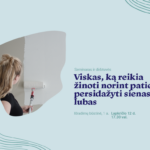 Kviečiame į įdomų ir praktinį „Tikkurila“ akademijos seminarą apie vidaus sienų ir lubų dažymą. Nesvarbu, ar planuojate samdyti meistrus, ar norite patys savo jėgomis atnaujinti gyvenamąją erdvę, ar esate „pasidaryk pats“ entuziastas, trokštantis patobulinti įgūdžius, šis seminaras skirtas jums. Apžvelgsime viską – nuo pasiruošimo iki baigiamųjų darbų – ir suteiksime jums pasitikėjimo savimi, kad galėtumėte drąsiai imtis atnaujinimo darbų ir pakeisti savo interjerą. Atsinešę smalsumą, išeisite įgiję praktinių įgūdžių! Susitikime lapkričio 12 d. 17.30 val. Išradimų būstinėje (Radastų g. 2, 1 a.). Užsiėmimo trukmė – apie 2 val.