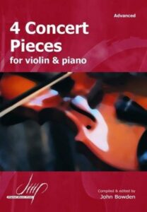 „4 Concert Pieces: for violin & piano“