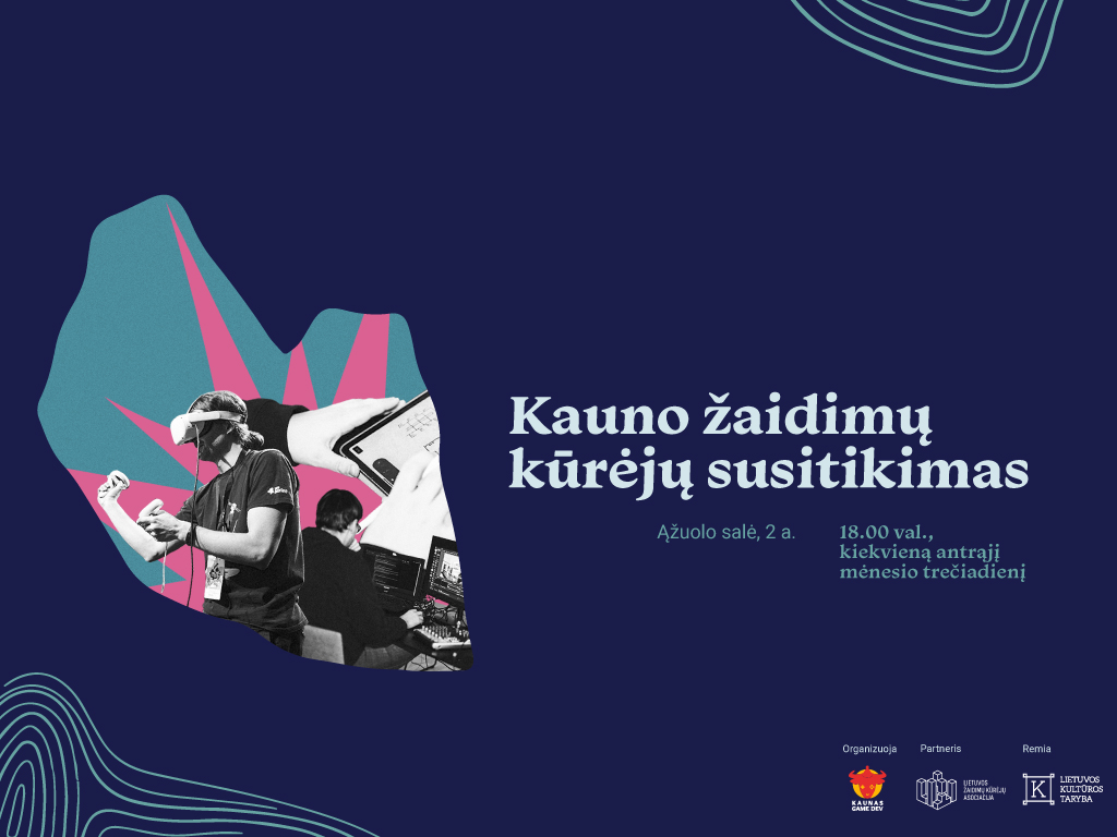 Kiekvieną antrą mėnesio trečiadienį Ąžuolyno bibliotekoje, Ąžuolo salėje, 2 a., vyks Kauno žaidimų kūrėjų susibūrimai.
