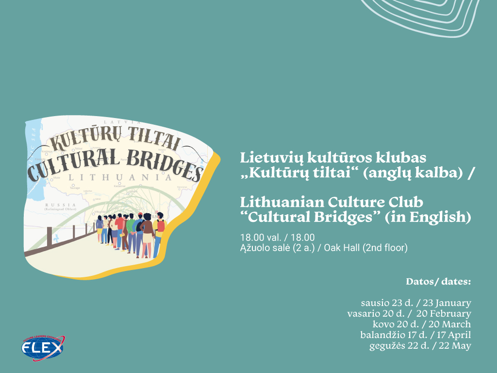 Lietuvių kultūros klubas „Kultūrų tiltai“ (anglų kalba) / Lithuanian Culture Club “Cultural Bridges” (in English)