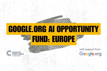 Google.org AI Opportunity Fund: Europe