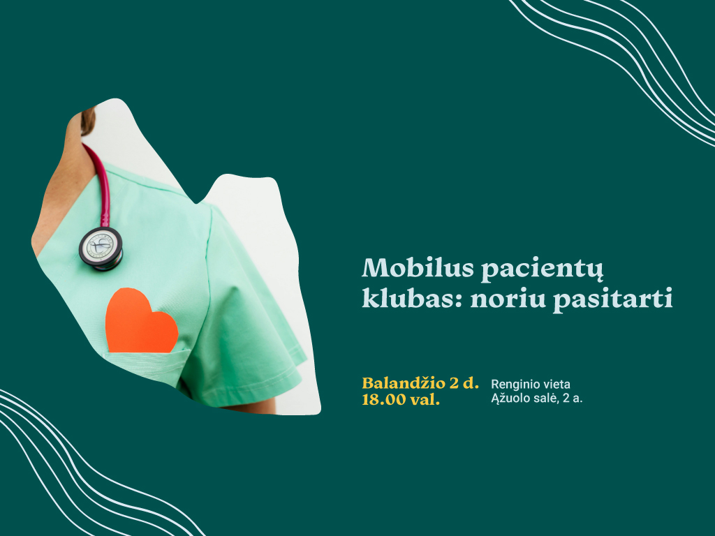 Mobilus pacientų klubas: noriu pasitarti