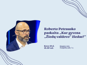 Kovo 18 d. 18.00 val. Ąžuolyno bibliotekos Žvaigždžių salėje (Radastų g. 2, 1 a.) lankysis iš televizijos ekranų pažįstamas istorijos tyrinėtojas, stebėtojas ir pasakotojas Robertas Petrauskas. Jis ves paskaitą „Kur gyvena „Žiedų valdovo“ žiedas?“, kurioje nagrinės vieną svarbiausių fantastikos žanro kūrinių – J. R. R. Tolkieno „Žiedų valdovą“, jo Viduržemio pasaulį, unikalią istoriją ir mitologiją. 