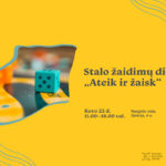 Kovo 22 d., šeštadienį, 11.00–18.00 val. bibliotekos Galerijoje (Radastų g. 2, 4 a.) vyks stalo žaidimų diena „Ateik ir žaisk“.