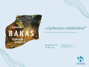 Gegužės 8 d., ketvirtadienį, 18.00 val. Ąžuolyno bibliotekos Žvaigždžių salėje (Radastų g. 2, 1 a.) vyks meno albumo-katalogo „Samuelis Bakas. Gydantys simboliai“ pristatymas.
Renginyje dalyvaus albumo sudarytoja, Samuelio Bako muziejaus vyriausioji kuratorė, menotyrininkė Ieva Šadzevičienė, meno istorikė dr. Vilma Gradinskaitė, o pokalbį moderuos menotyrininkė, prof. dr. Rasa Žukienė. Renginio metu išgirsime ir paties S. Bako sveikinimo įrašą iš JAV.
„Samuelis Bakas. Gydantys simboliai“ – tai pirmoji lietuvių kalba išleista knyga, pristatanti visą JAV gyvenančio dailininko, Vilniaus garbės piliečio Samuelio Bako kūrybą bei atskleidžianti menininko siekį perteikti istoriją, patirtis ir viltį.
Knygoje publikuojami meno istorikų dr. (hp) Laimos Laučkaitės, dr. Vilmos Gradinskaitės ir dr. Marko Celinscako iš Nebraskos universiteto Omahoje tekstai, meno galerijos „Pucker Gallery“ (JAV) savininko ir S. Bako bičiulio Bernie Puckerio sveikinimo žodis, paties dailininko parašyta įžanga „Vilnius, Vilna ir aš“.
Kūrybinę biografiją knygoje nuosekliai pristato sudarytojos Ievos Šadzevičienės straipsnis „Gydantys simboliai“. Taip pat meno albume pateikiamas chronologinis 415-os Samuelio Bako kūrinių iš Vilniaus Gaono žydų istorijos muziejaus kolekcijos sąrašas.
Leidinį apipavidalino ir spaudai parengė Jokūbas Jacovskis (leidykla „Interse“), leidybą rėmė LR Kultūros ministerija.
Plačiau apie S. Baką ir naująjį leidinį paskaityti galima čia.

Renginys nemokamas.
Renginio metu bus fotografuojama ir / ar filmuojama, todėl informuojame, kad jūs galite būti matomi renginio nuotraukose ar vaizdo įrašuose, kurie gali būti paskelbti įvairiose medijos priemonėse.


