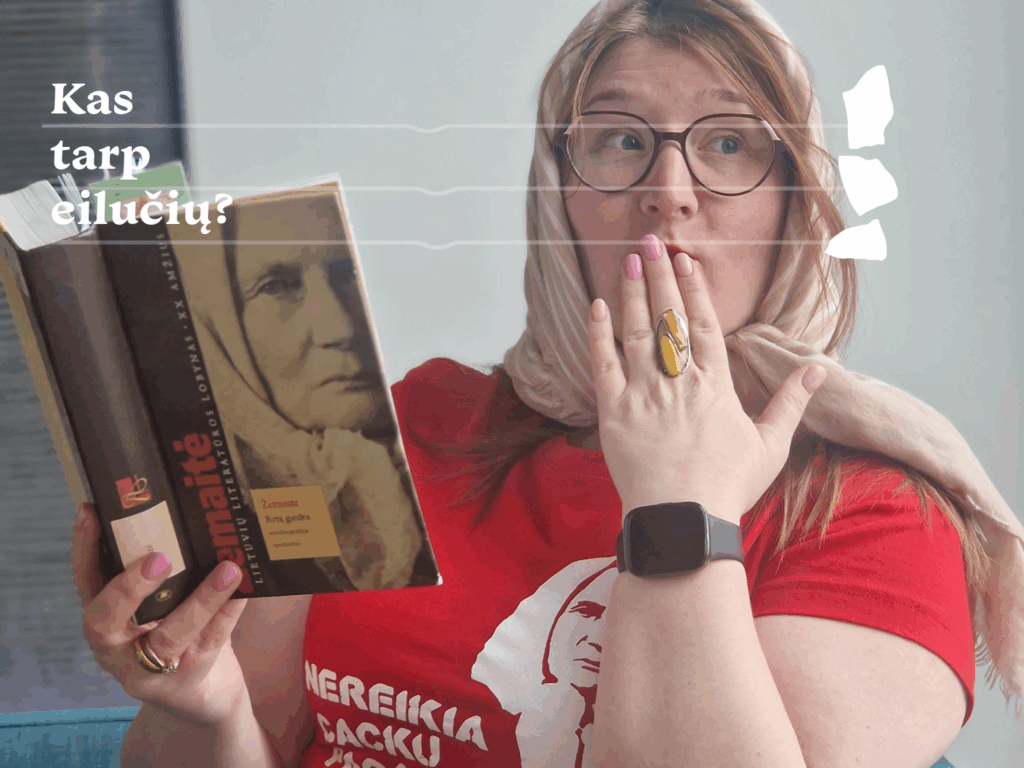 „Kas tarp eilučių“ – tai teminių tekstų apie literatūrą rubrika, kuri supažindina skaitytojus su galimu knygų šalutiniu poveikiu (terapiniu, skatinančiu įsimylėti, mokytis, kurti, kovoti už lygias teises). Dėl šalutinio poveikio pasitarkite ne tik su literatūrologu, bet ir kitu skaitytoju.