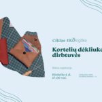 Išradimų būstinėje vyks kūrybinės dirbtuvės, kur iš odos likučių gaminsime stilingus ir paprastai sutveriamus kortelių dėkliukus. Tai puiki proga ne tik pasimokyti dirbti su oda, bet ir prisidėti prie tvaresnio vartojimo – kuriame iš to, kas likę!