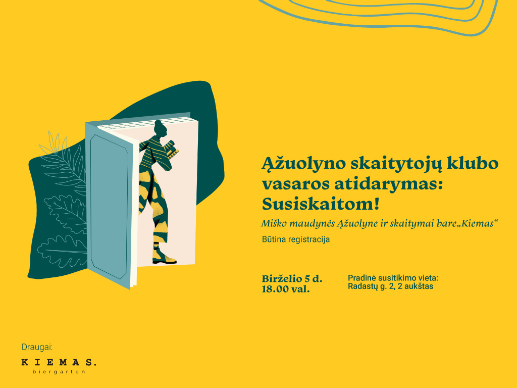 Visus metus skaitėme tyliai ir garsiai, kartu ir po vieną, diskutavome ir auginome vienas kitą. Birželio 5 d., ketvirtadienį, 18.00 val. susitikime Ąžuolyno bibliotekos fojė (Radastų g. 2, 2 a.) ir kartu pasitikime vasaros skaitymo sezoną.