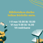 Bibliotekos darbo laikas vasarą