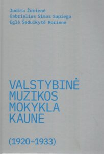 Valstybinė muzikos mokykla Kaune (1920–1933)