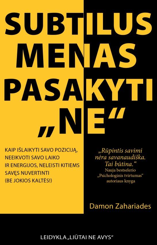 Damon Zahariades „Subtilus menas pasakyti „ne“