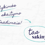 Lietuvos nacionalinės bibliotekos iniciatyva „TAS sakinys“