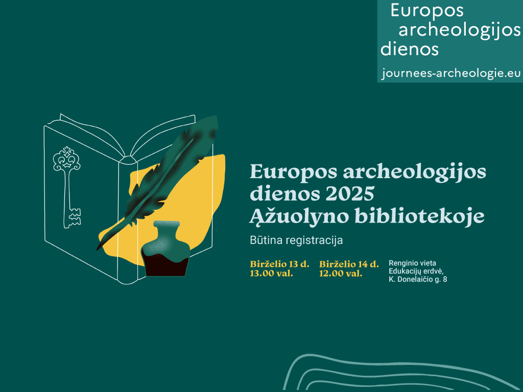 „Europos archeologijos dienos 2025“ Ąžuolyno bibliotekoje