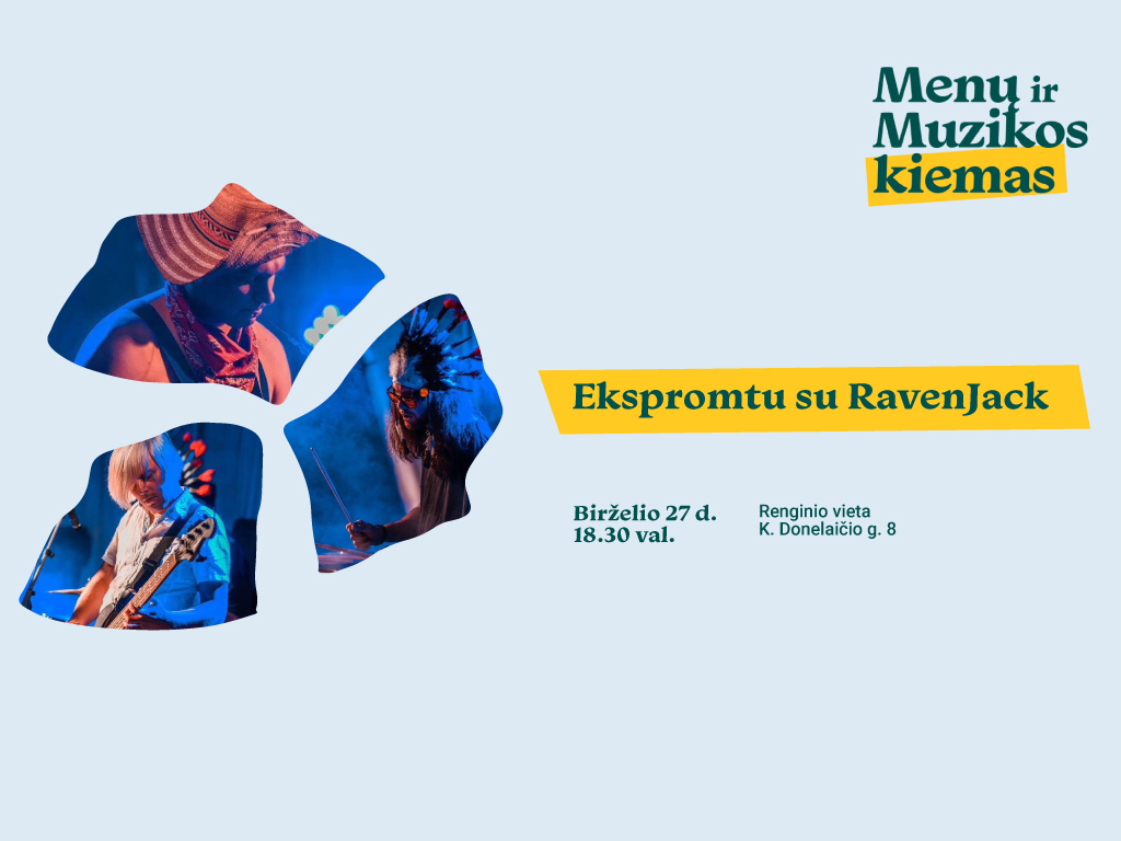 Birželio 27 d. 18.30 val. Ąžuolyno bibliotekos Menų ir Muzikos kiemelyje (K. Donelaičio g. 8) vyks pirmasis šios vasaros alternatyvios muzikos vakaras – laisvo „jam session“ formato koncertas, kuriame susitiks muzikos kūrėjai ir klausytojai.