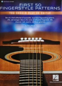Chris Woods „First 50 fingerstyle patterns you should play on guitar“