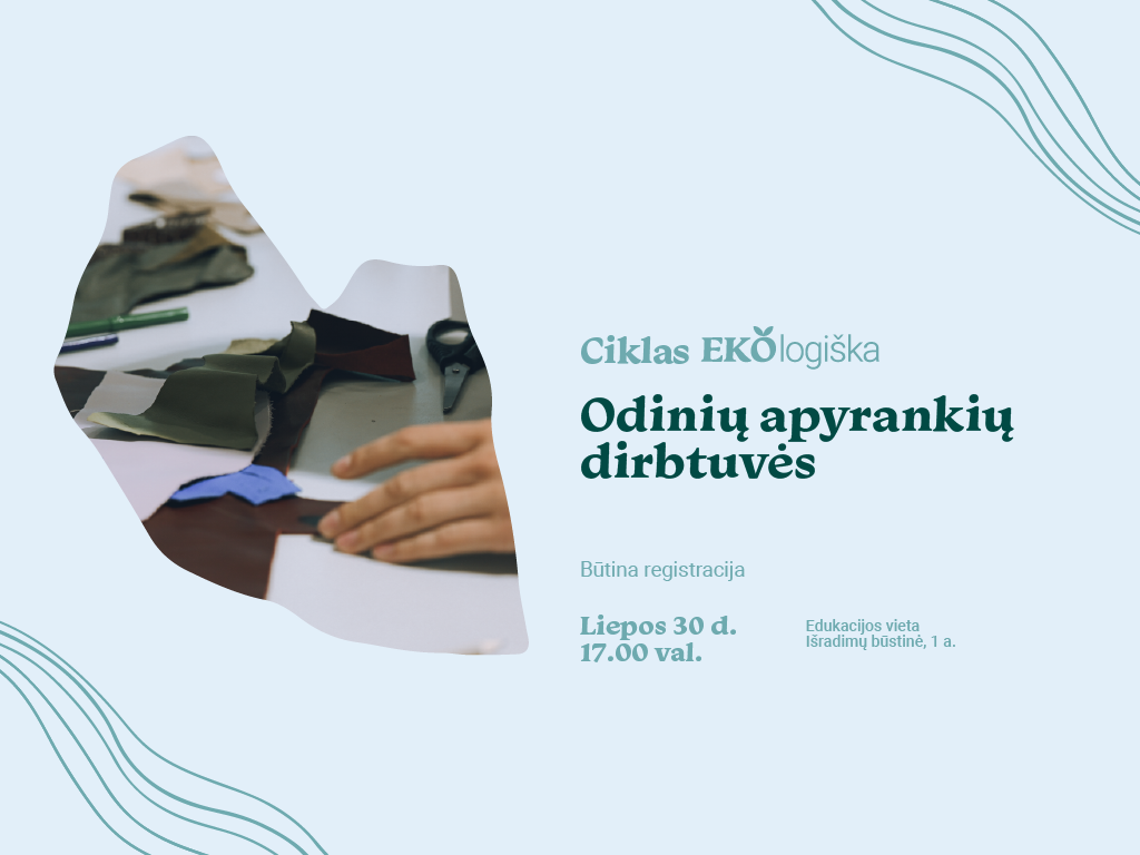 Odinių apyrankių dirbtuvės