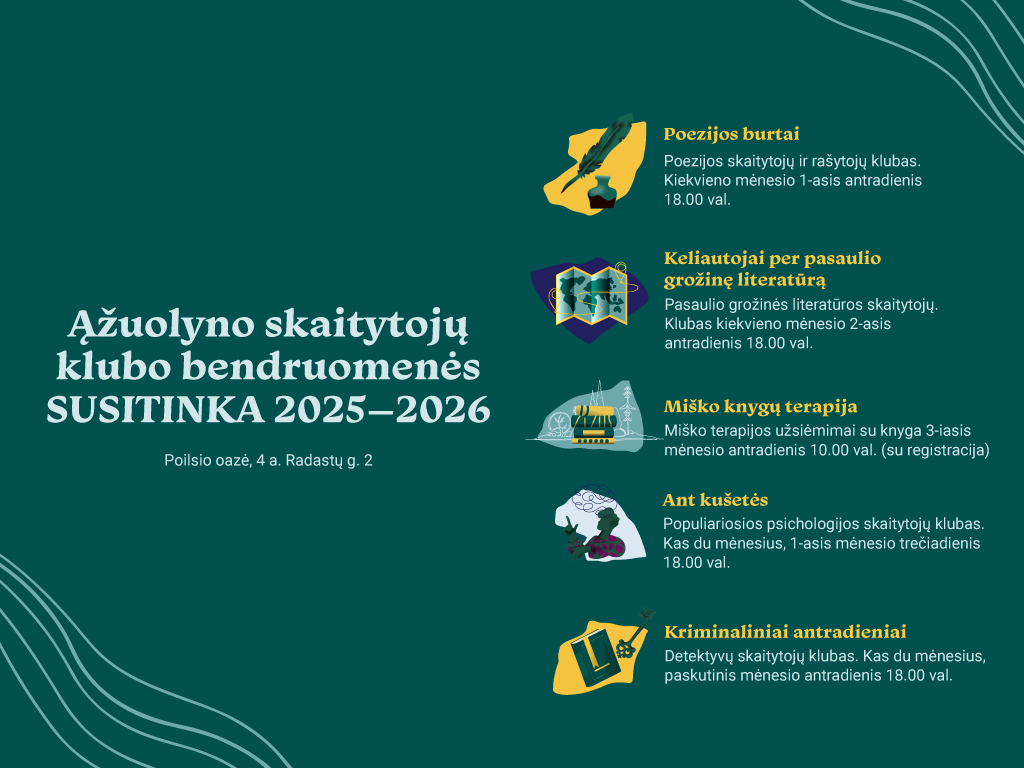 Ąžuolyno skaitytojų bendruomenės kviečia jungtis