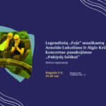 Legendinių „Foje“ muzikantų Arnoldo Lukošiaus ir Algio Kriščiūno koncertas-pasakojimas „Paklydę laiškai“