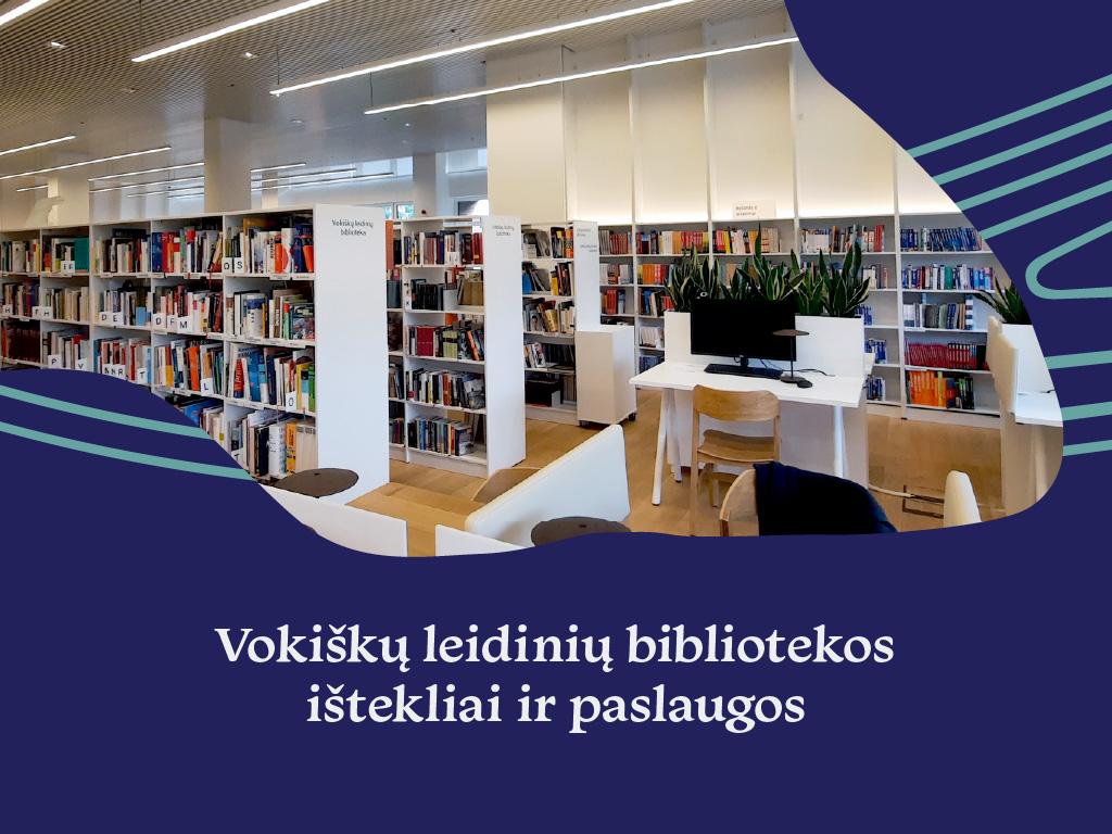 Vokiškų leidinių bibliotekos ištekliai ir paslaugos