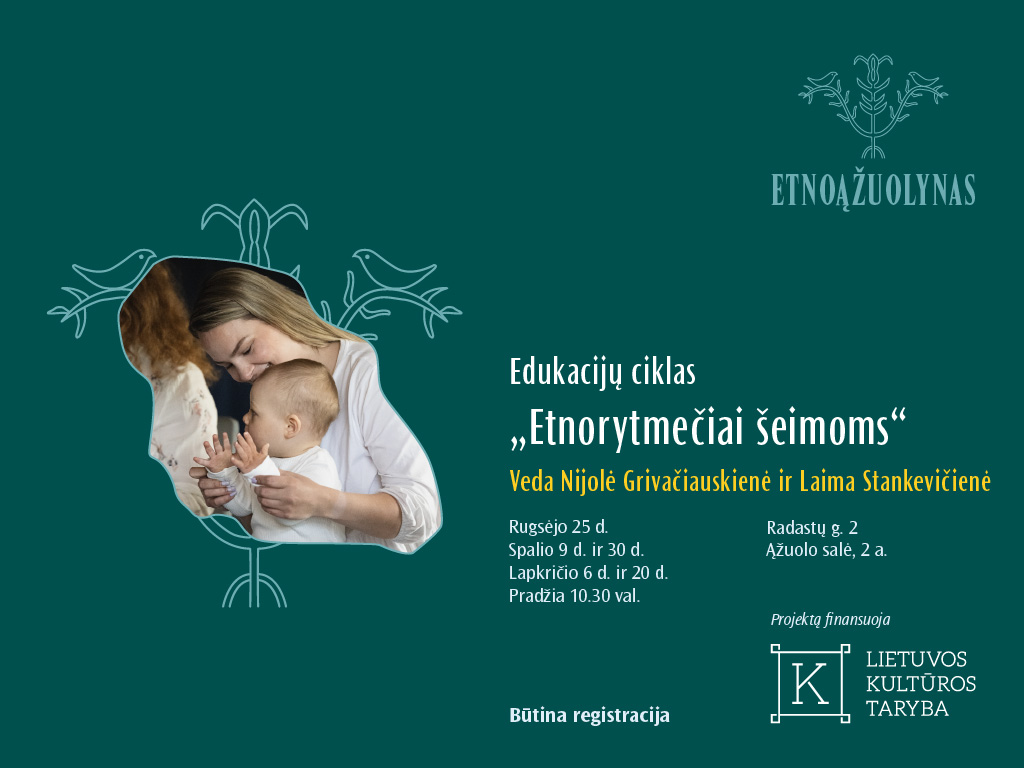 Edukacijų ciklas „Etnorytmečiai šeimoms“