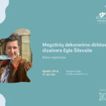Megztinių dekoravimo dirbtuvės su dizainere Egle Šilevaite