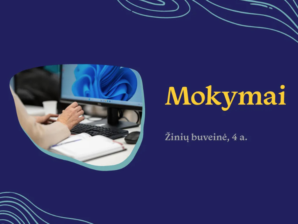 Lapkričio mėnesio mokymai Žinių buveinėje