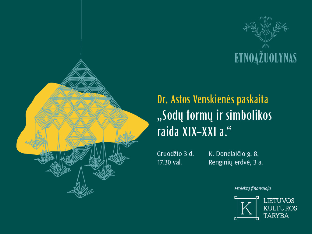 Gruodžio 3 d. (trečiadienį) 17.30 val. Ąžuolyno biblioteka kviečia į Renginių erdvę (K. Donelaičio g. 8, 3 a.) pasiklausyti paskaitos apie šiaudinių sodų formų bei konstrukcijos raidą, jų simbolinį įprasminimą šeimos ir kalendorinių švenčių metu.