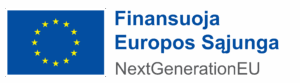 Finansuoja Europos Sąjunga Next Generation EU