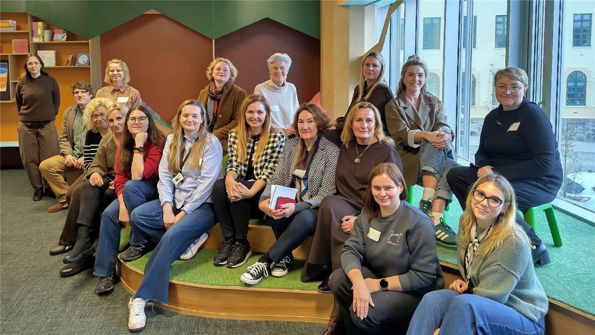 Lietuvos delegacija Olesiundo centrinėje bibliotekoje