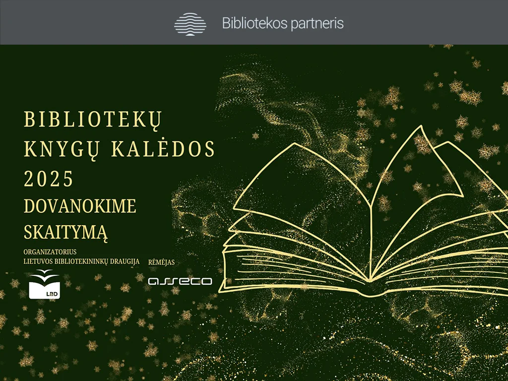 Bibliotekų knygų Kalėdos – kviečiame dovanoti skaitymą